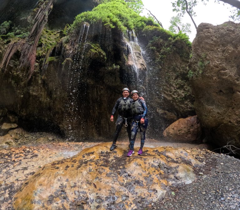Cañón Matacanes con agua turquesa